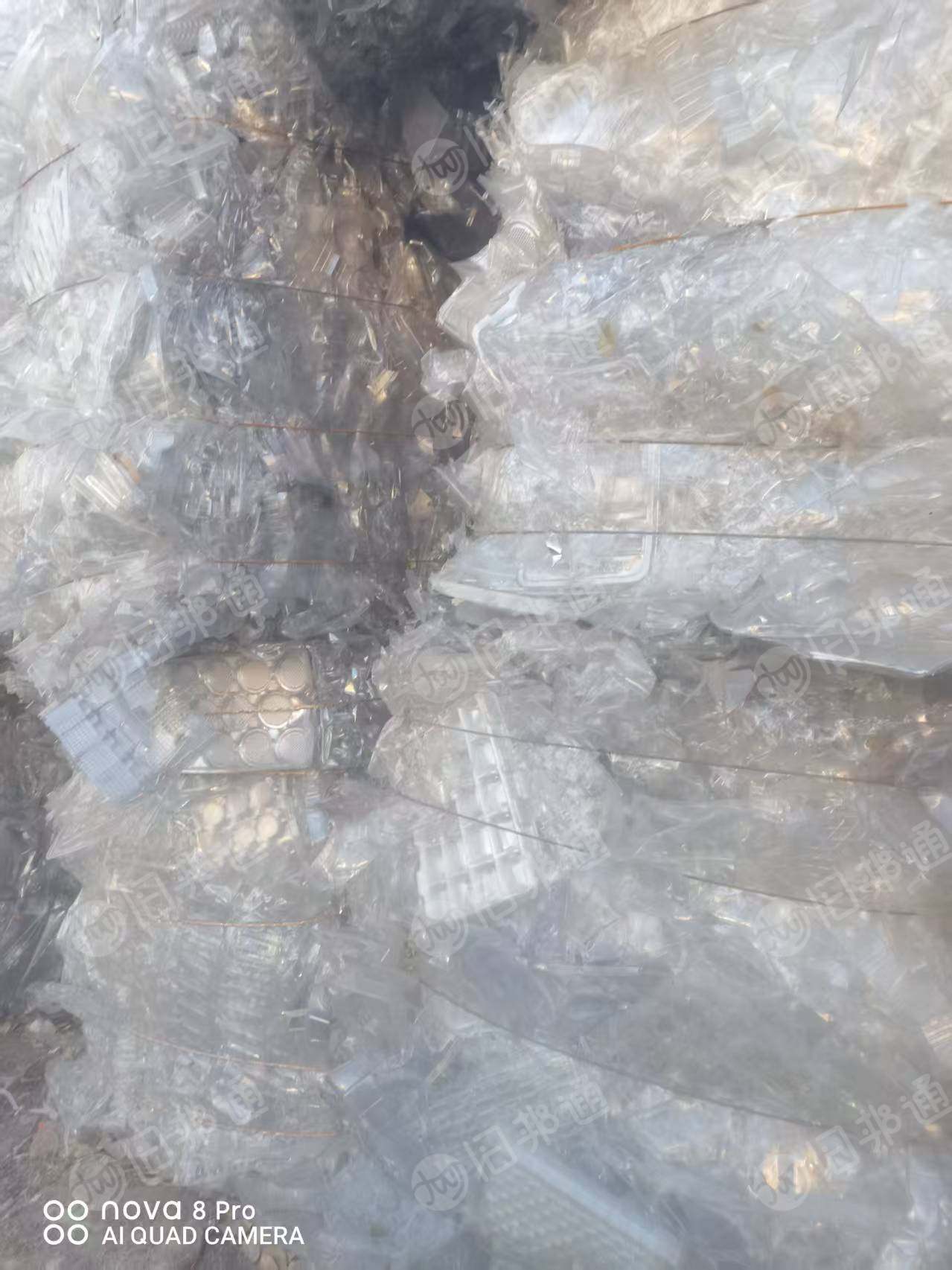 出售PET吸塑盒压包料，现货40吨左右，每个月100多吨
