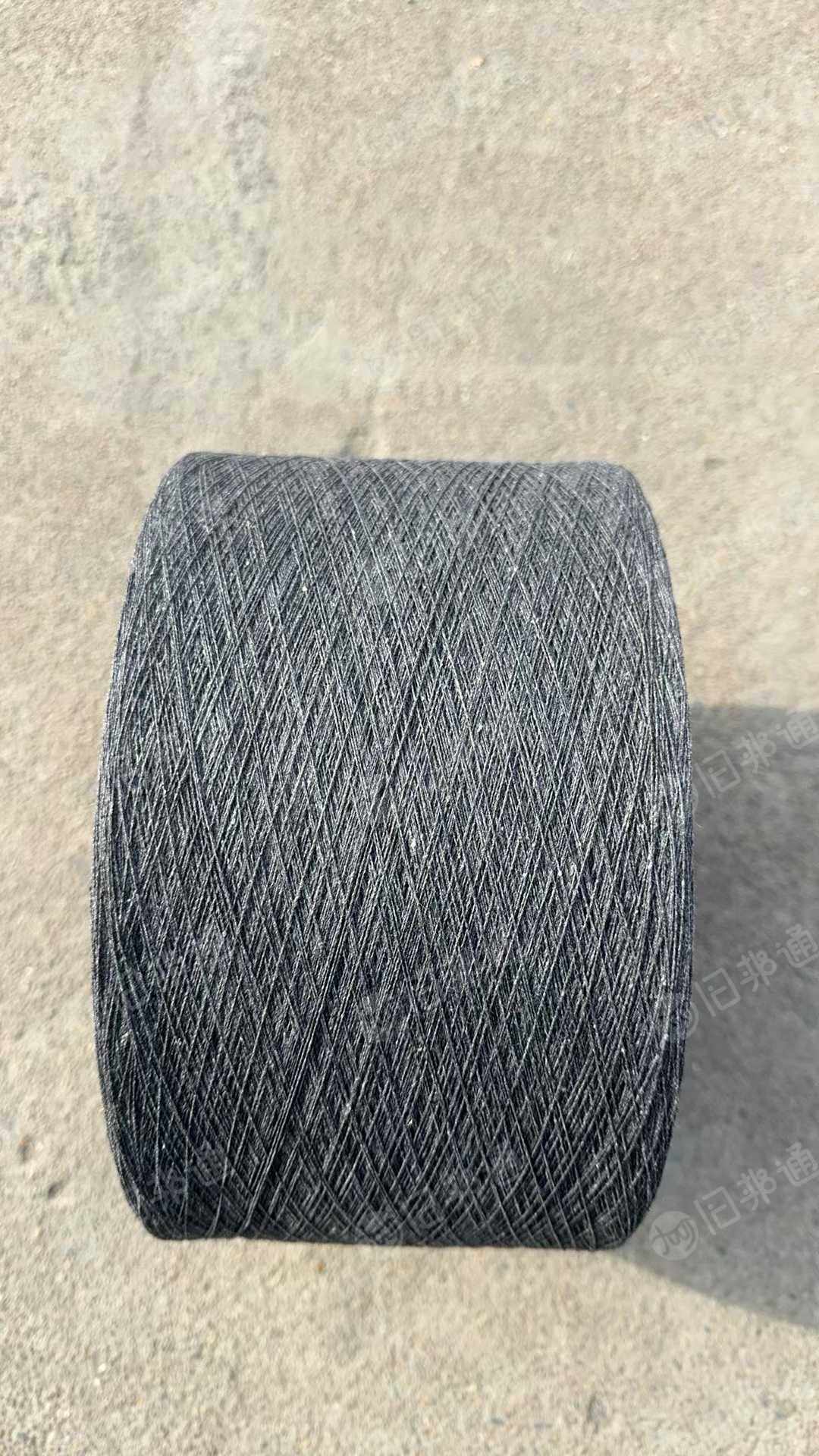 出售气流纺下来的灰色涤棉纱线，涤棉棉纱，库存棉纱，都是8支的灰纱，现货三四十吨