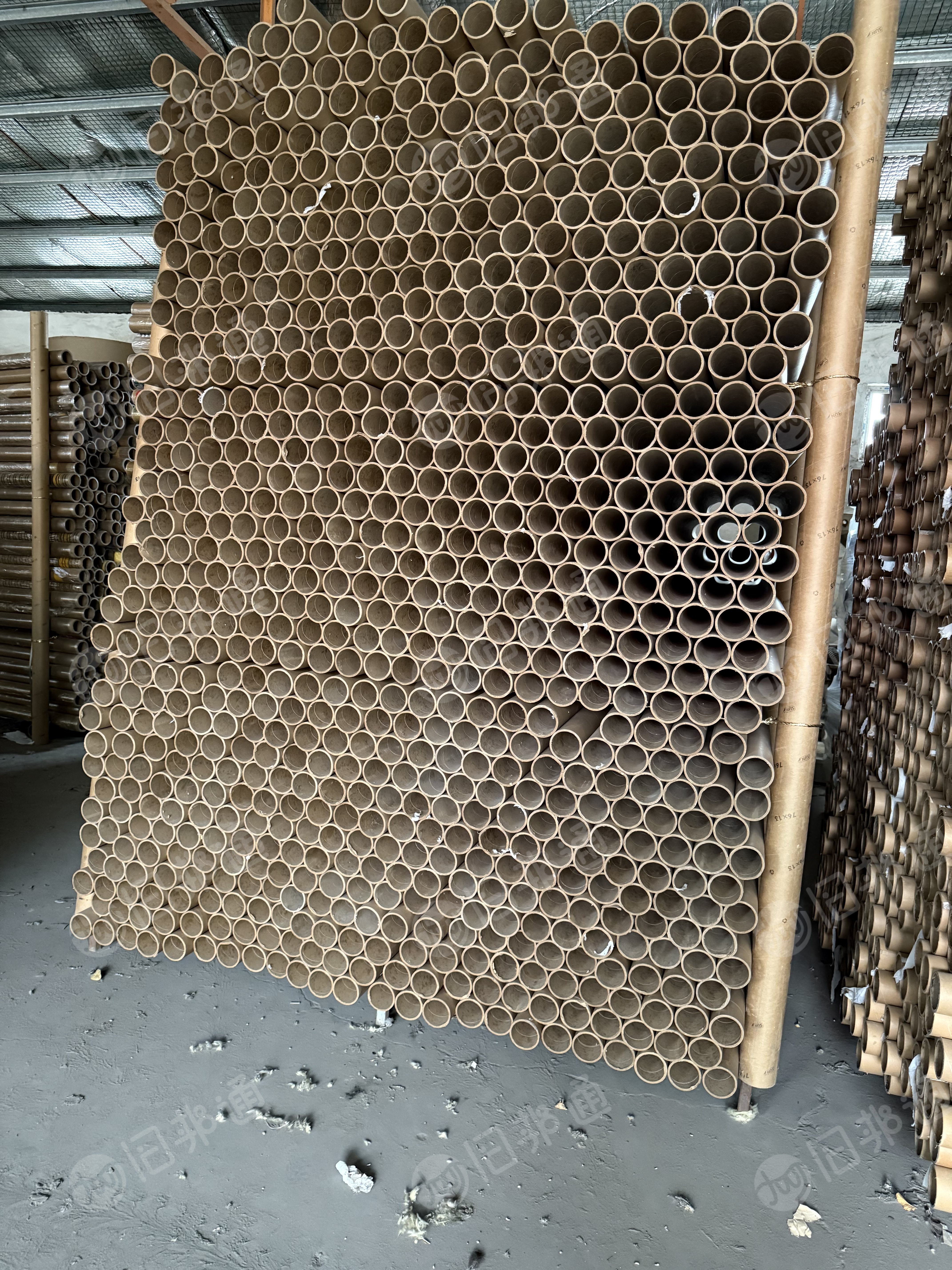 出售二手纸管，内径7.6cm，厚度0.5/0.6cm，长度1.4米