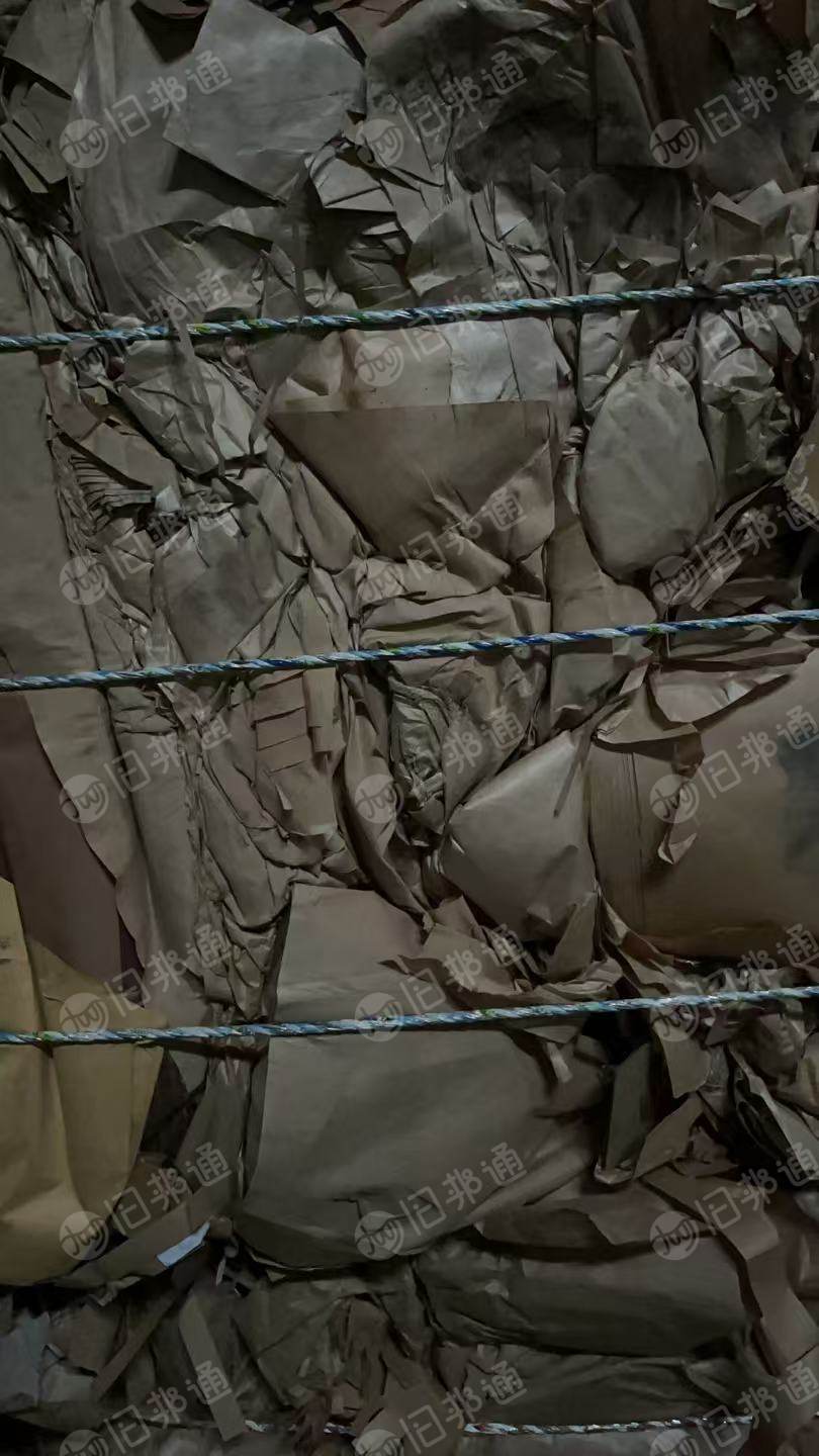 长期出售包电缆的无膜牛皮纸废料，长纤维的木浆