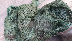 出售聚丙安全网废料，码头上盖煤的，月供2百吨