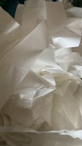出售白色硅油纸废料，有小卷和散货