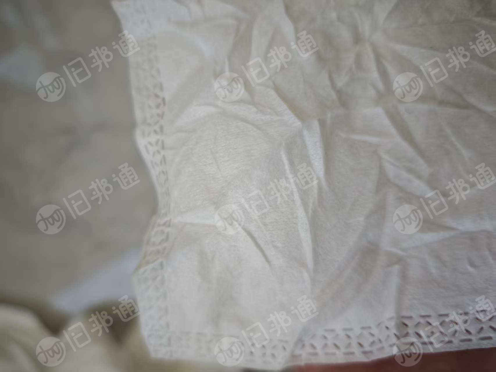 长期出售做电子元件下来的涤纶无纺布包装袋，涤纶无纺布布袋，无纺布边角料，现货10吨