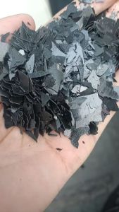 出售黑色PET片材破碎料，可做拉片，月供60吨