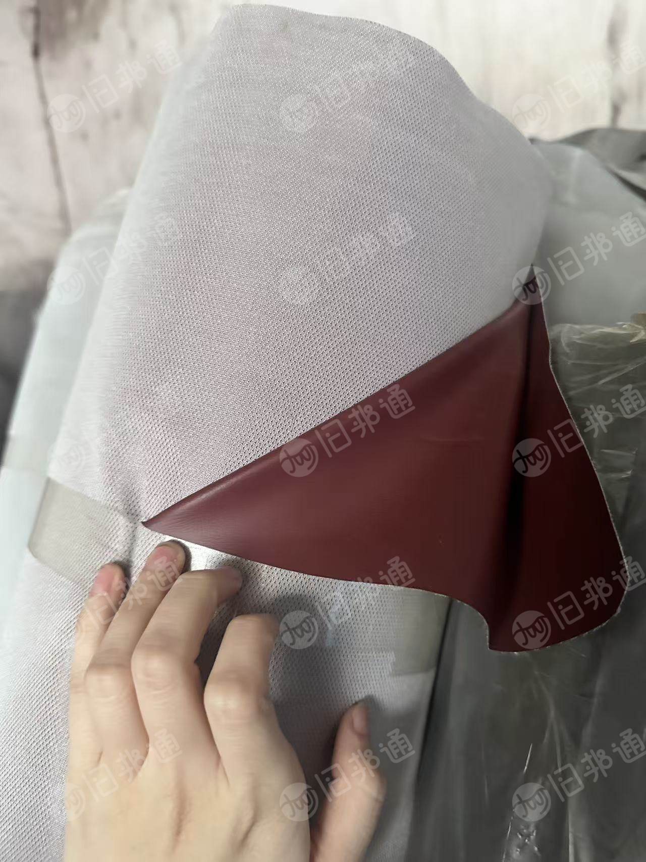 长期回收库存皮革布，要pvc网布皮革，枣红色和咖啡色的，幅宽150及以上，在河南许昌