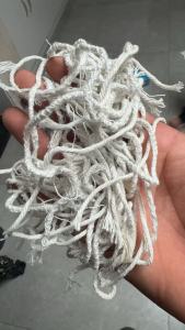 长期回收涤纶开花料，涤纶绳子，消防水带下来的，月需几十吨，在河北邢台