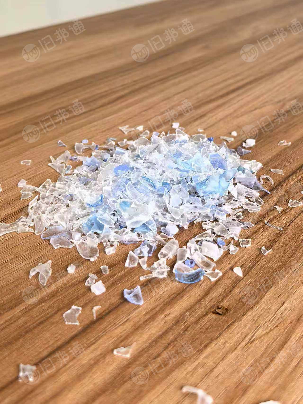 出售3A瓶片，纯白、蓝白、2A瓶片，矿泉水瓶破碎料，现货500多吨