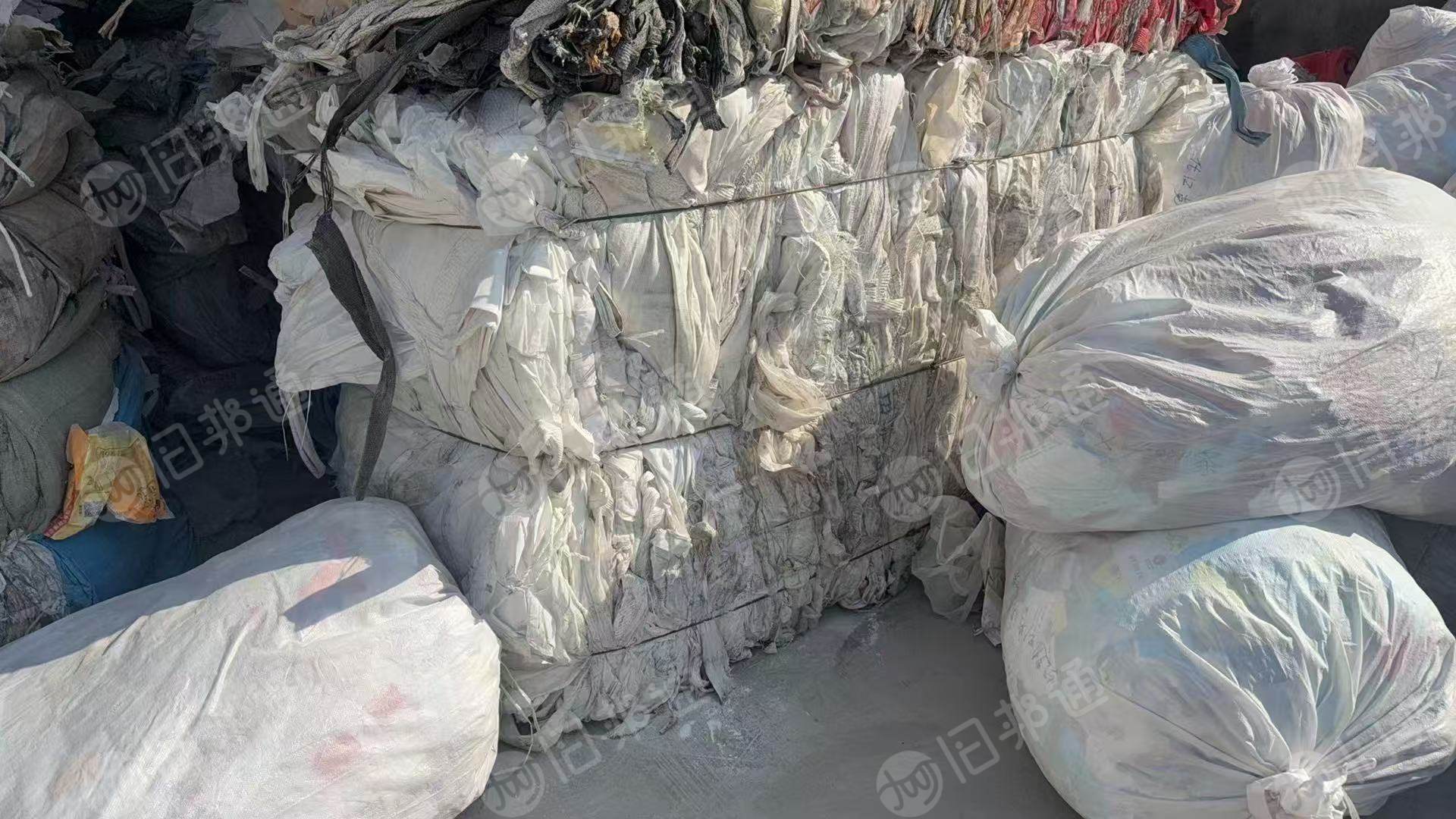 出售废旧吨包，大白吨包，水洗吨包废料，月供五六百吨