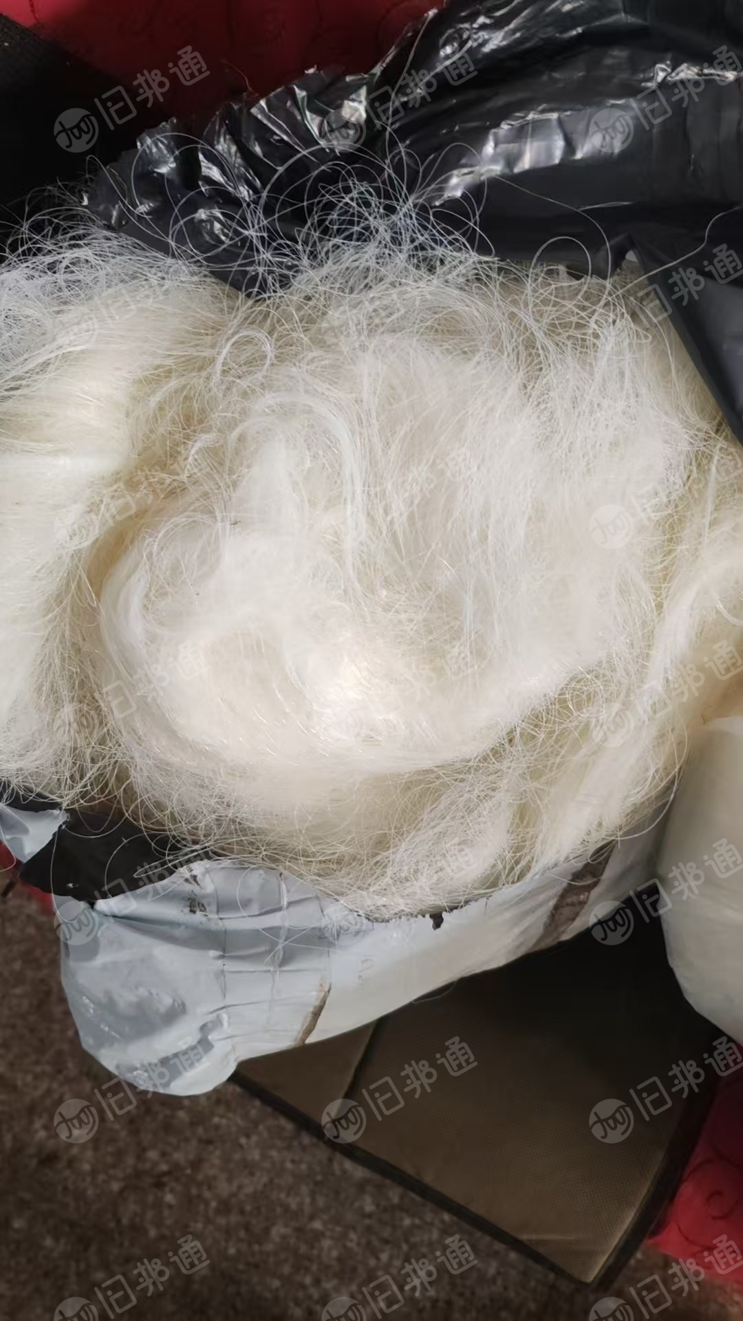 长期出售海岛纤维，双组份复合海岛纤维，单6尼龙75%，pva聚乙烯醇25%，现货30吨