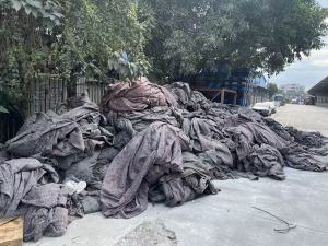 长期出售旧毛毡，物流园的保温被，现货十几吨，在广东广州