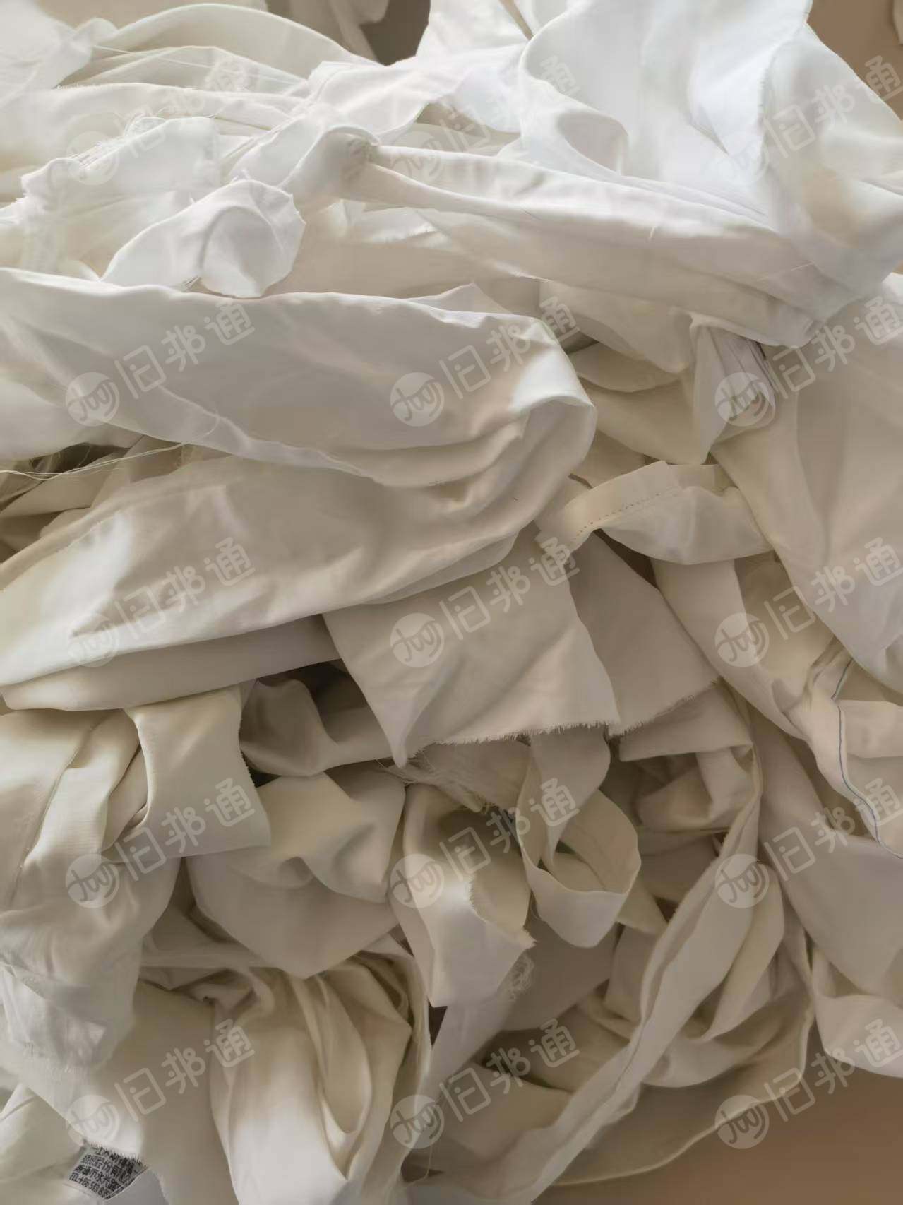 长期出售酒店床单撕下来的纯棉废布，纯棉边角料，现货有四五吨