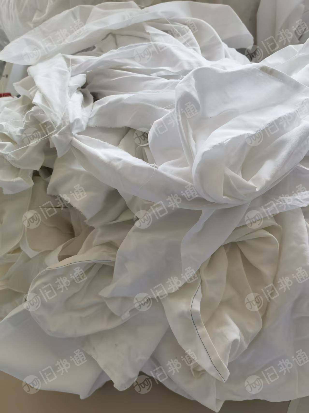 长期出售酒店床单撕下来的纯棉废布，纯棉边角料，现货有四五吨