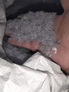 长期出售PET吸塑片破碎料，黑色PET吸塑片破碎料