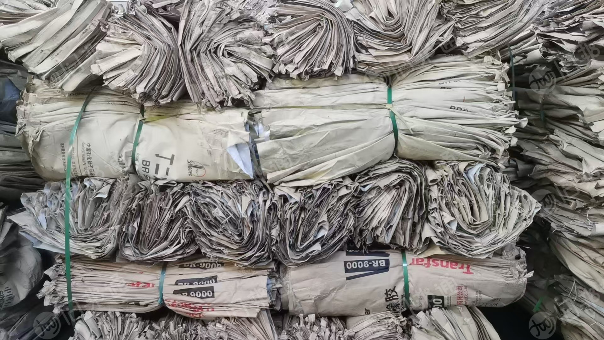 出售二手纸塑袋,装橡胶原料下来的, 现货2万条