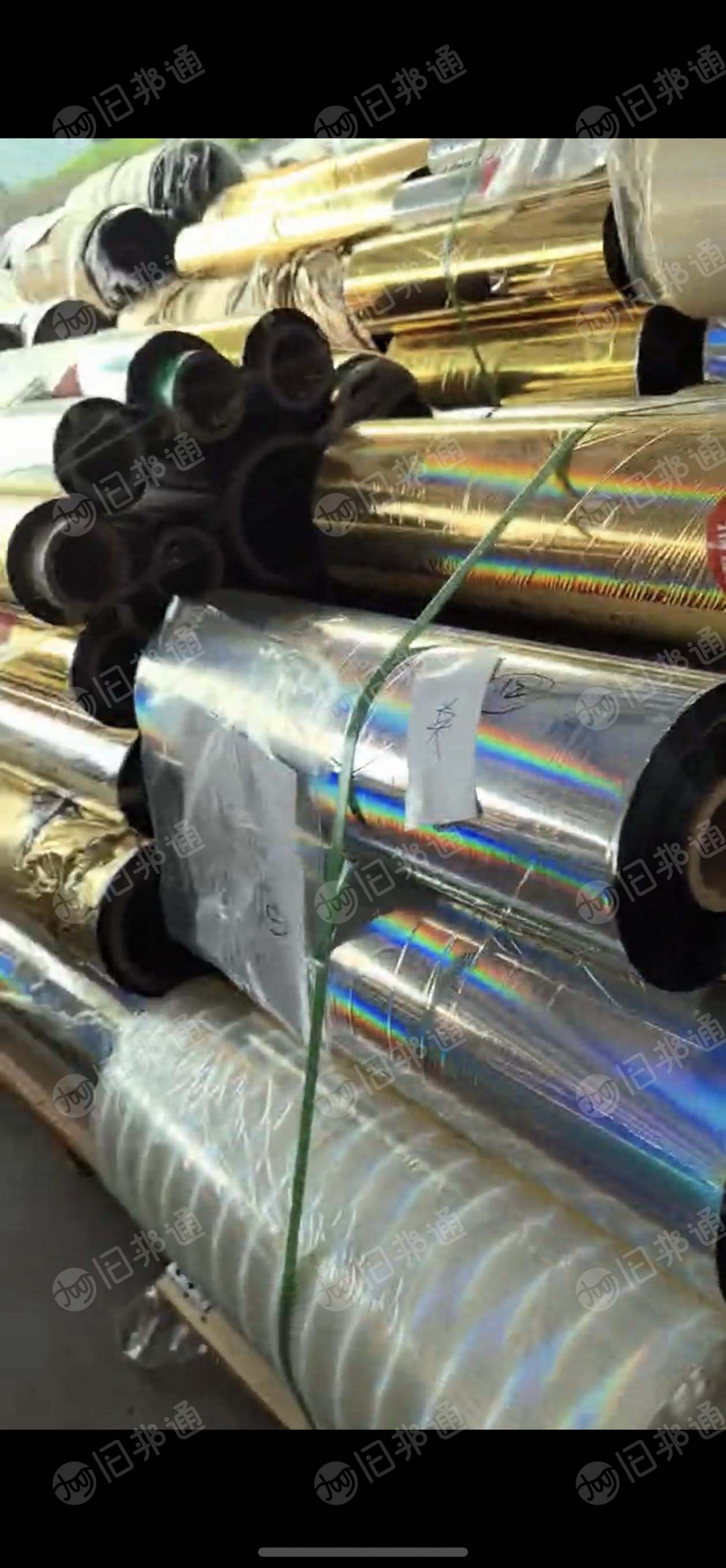 遵义附近长期收购烫金膜电化铝，各种卷膜，打绳料，月需60吨