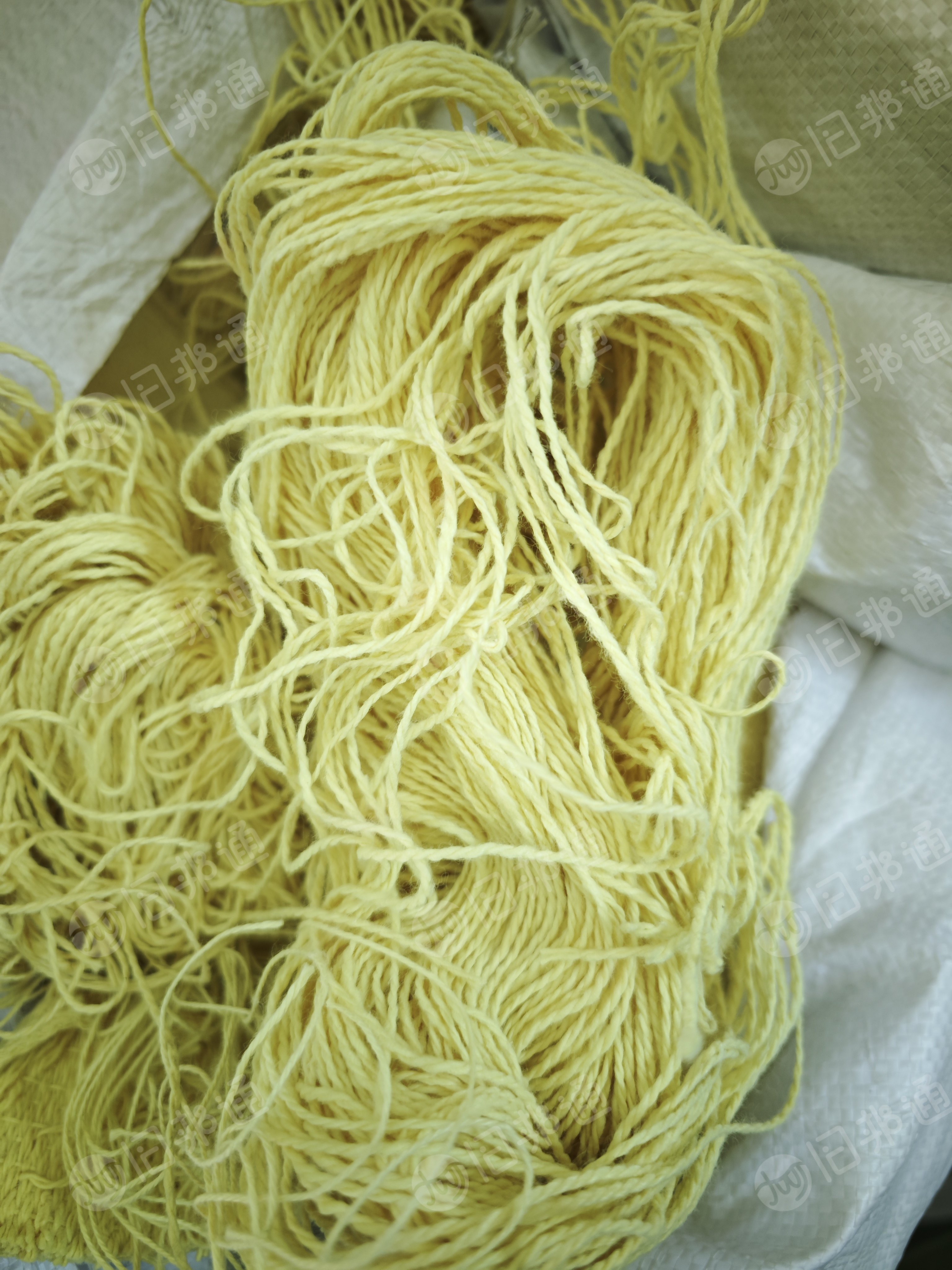 厂家长期出售芳纶废丝废纱芳纶1414芳纶乱丝，做织带下来的，现货400kg，货在广东东莞