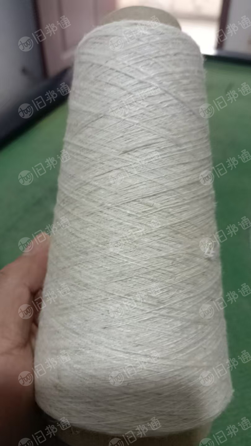 长期出售粘麻竹节纱，粘麻纱线，库存棉纱，85粘胶15麻，21支的，现货80多吨