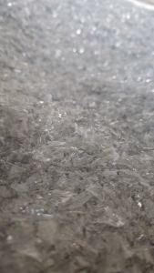 出售B级PET吸塑盒破碎料，现货够车