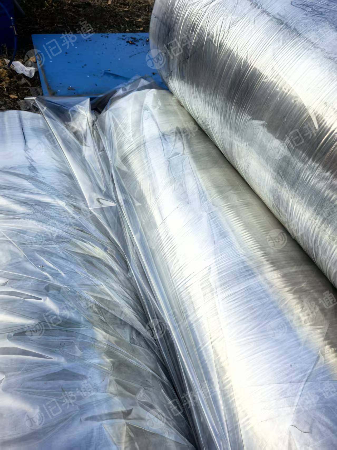 出售PET卷筒膜，表面有残留物，是一种反光颜料，月供15吨