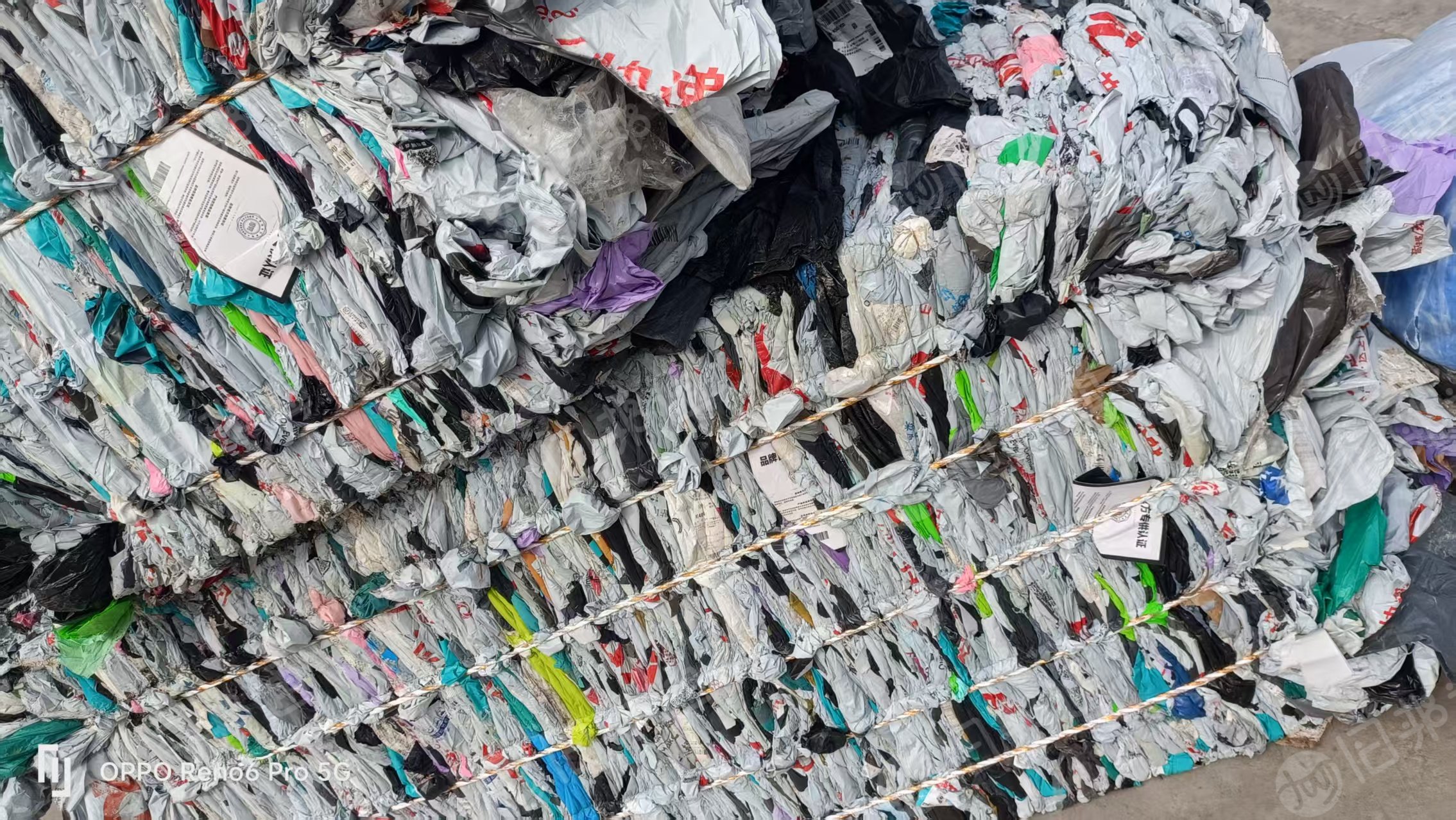 出售水洗快递袋，带标签的，月供一挂车