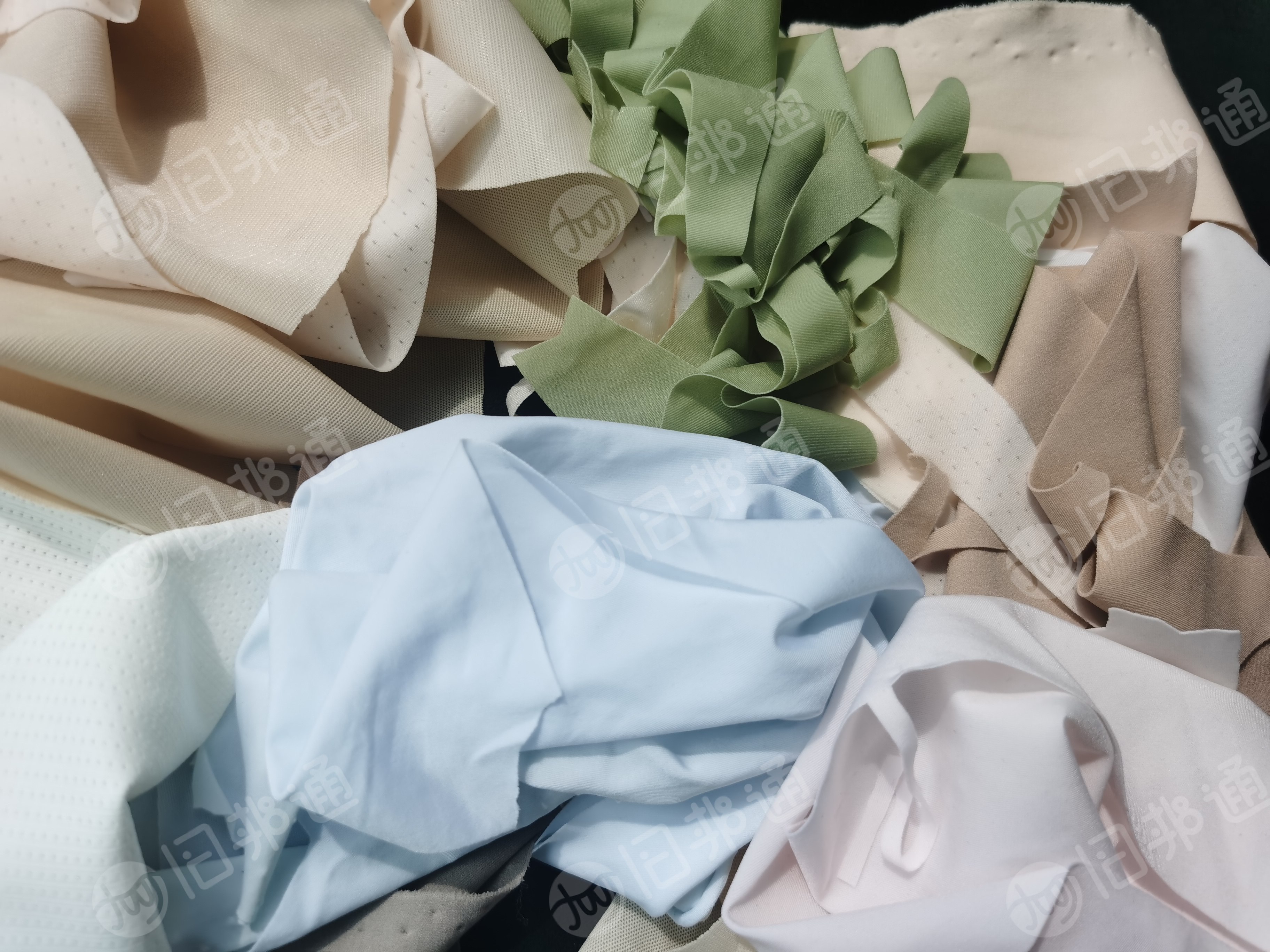 出售内衣厂下来的锦纶废布，尼龙废布，锦氨废布，统货走，现货40吨