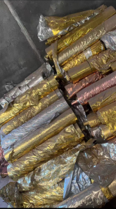 长期出售烫金卷膜，现货10吨左右，长度1米以内，88公分的多