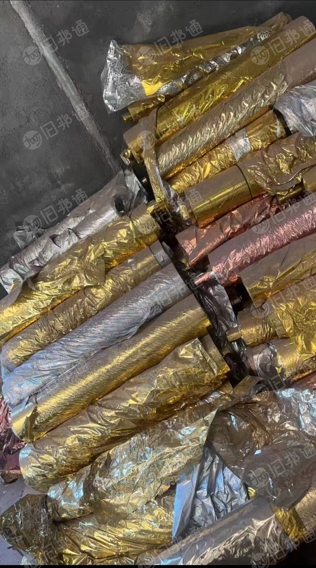 长期出售烫金卷膜，现货10吨左右，长度1米以内，88公分的多