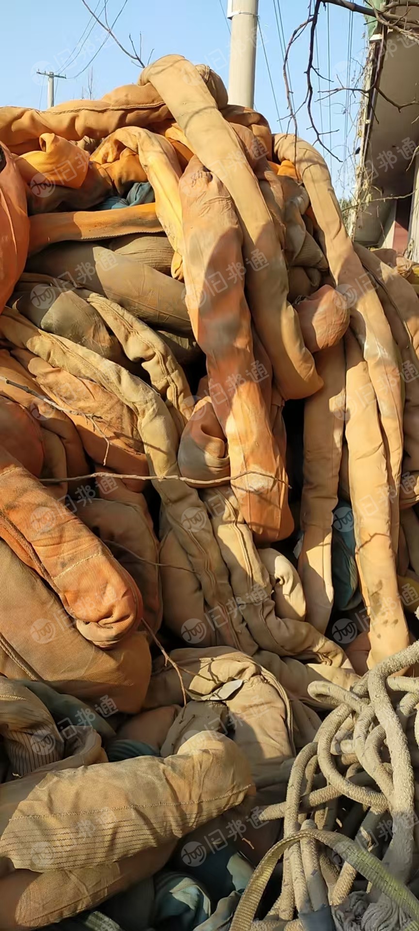 长期回收建桥梁下来的吊装带，废吊装带，厂在山东临沂