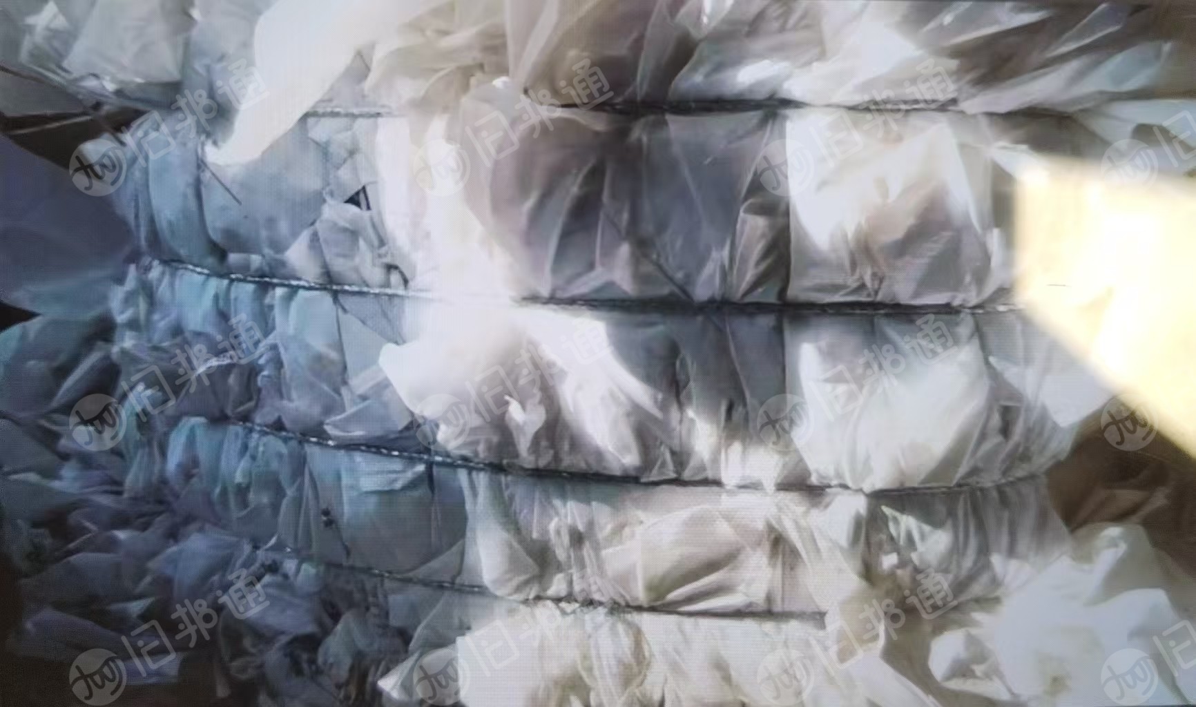 长期出售水洗乳白袋废料，现货10多吨