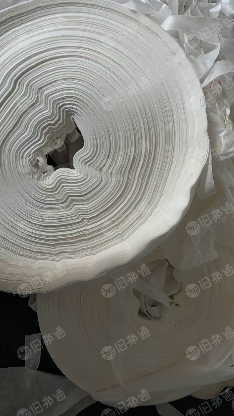 长期出售做袋子下来的木浆无纺布边角料，木浆废布