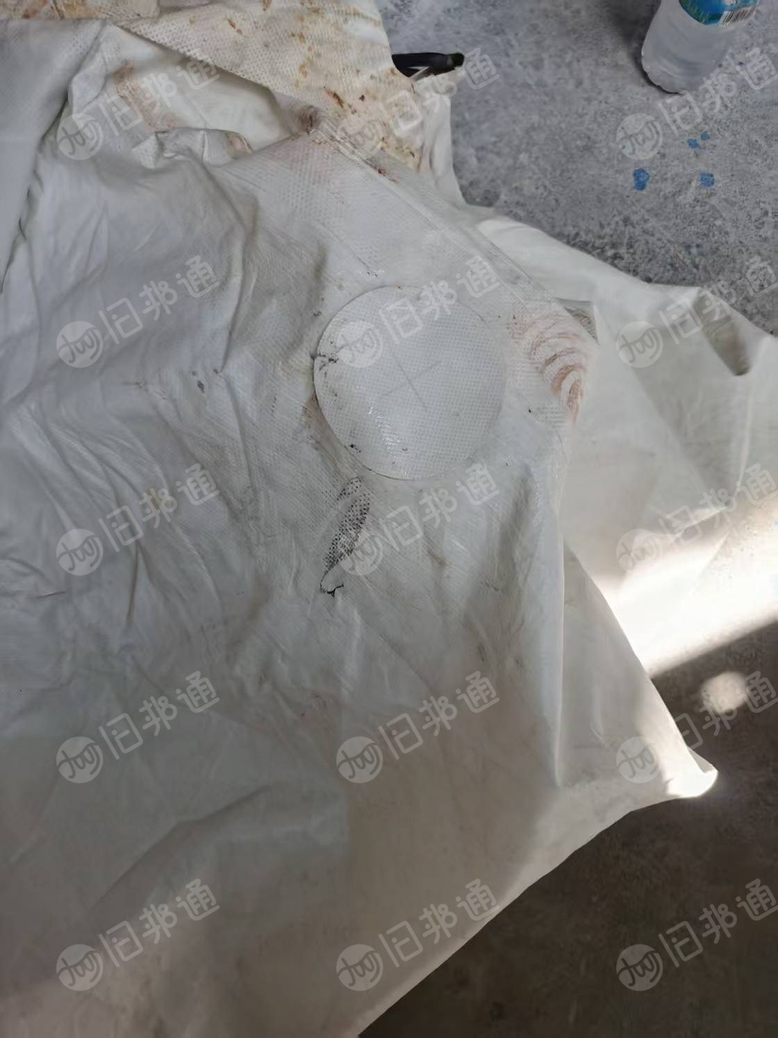 出售废旧PVC夹网布防水循环吨袋，现货40吨