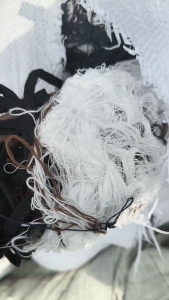 长期大量出售涤纶线跟鞋带，鞋厂下来的，每个月大几十吨