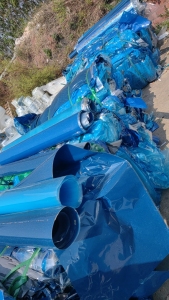 出售带胶PET蓝膜，月供40吨