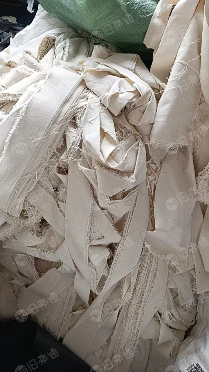 长期出售裁床厂下来的白色棉布，废棉布