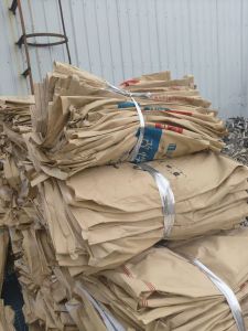 出售装颗粒的牛皮纸塑袋，拆线可利用