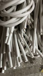 出售洗衣机进水管废管料，现货几吨，主要是PVC材质的，中间一条层涤纶布