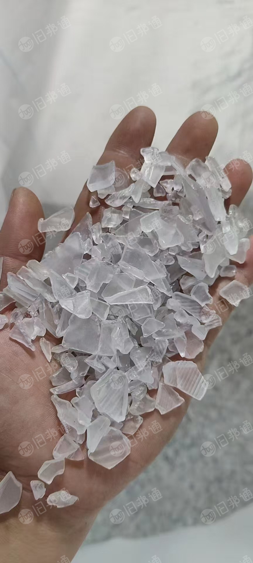 长期出售透明pc灯壳破碎料，现货100多吨