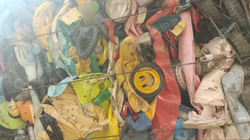 大量求购纯童车压块，带铁的