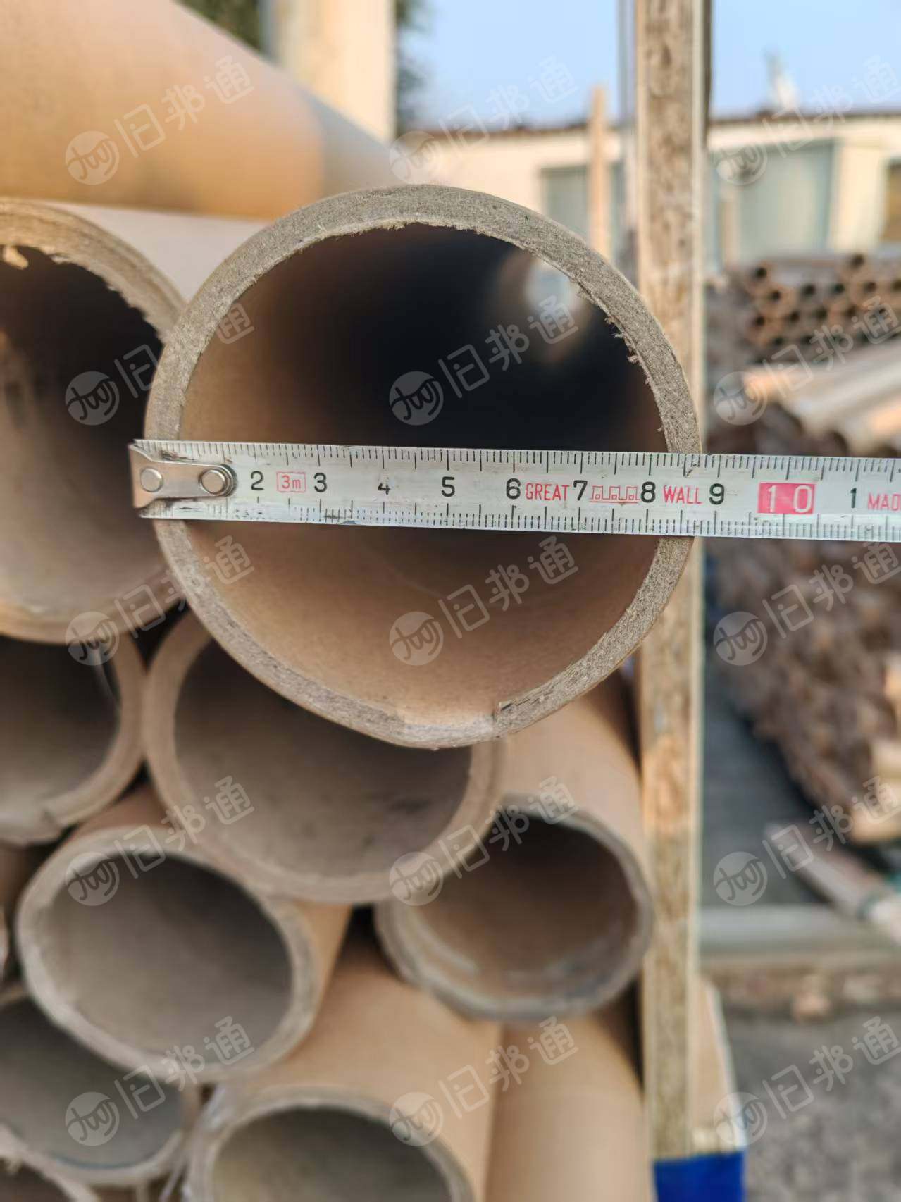 长期出售二手纸管，内径7.6cm，厚度0.5cm，长度128-253cm