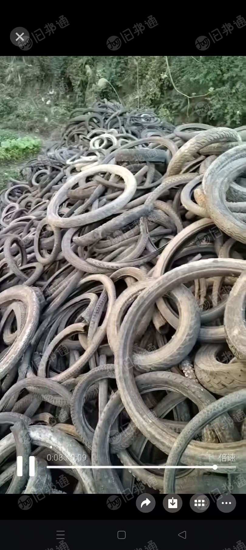 长期出售电摩胎废料