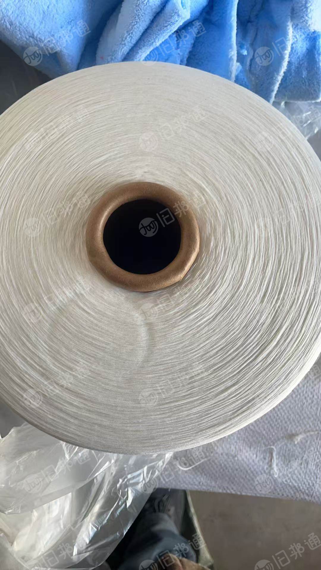 出售气流纺下来的21支涤棉纱线，涤棉棉纱，库存棉纱