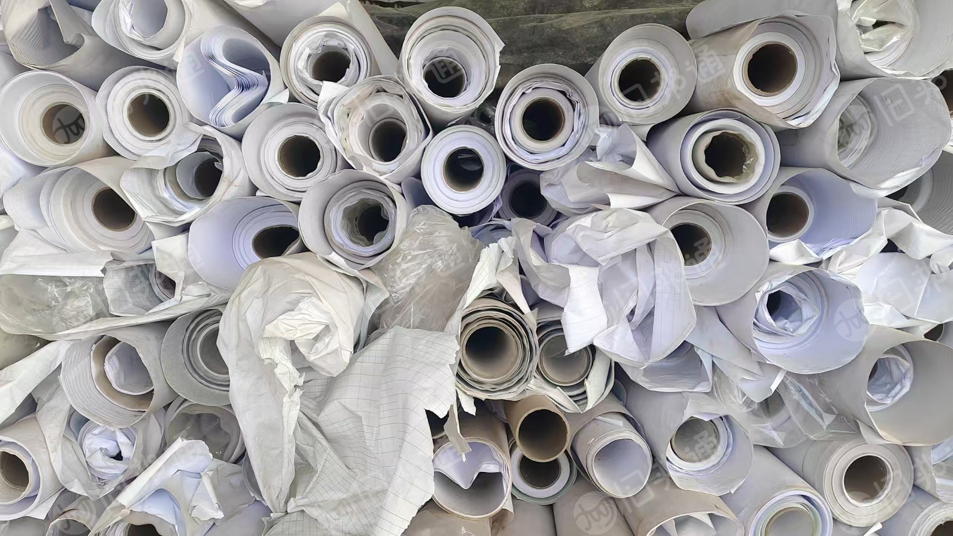 出售白色淋膜纸，卷筒带纸管