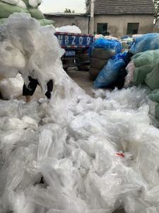 出售食品厂下来的水洗PE膜废料，高低压混打，长期有货