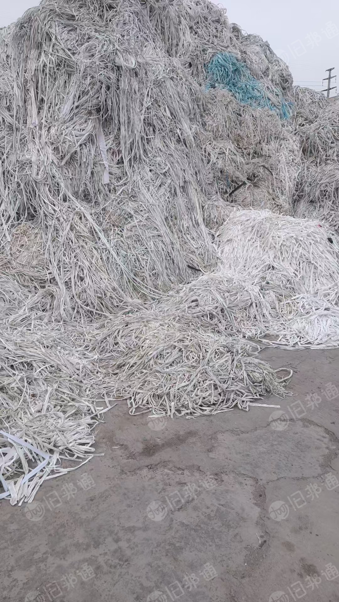 出售白色绳子废料，PP的，电缆里边的，现货50吨