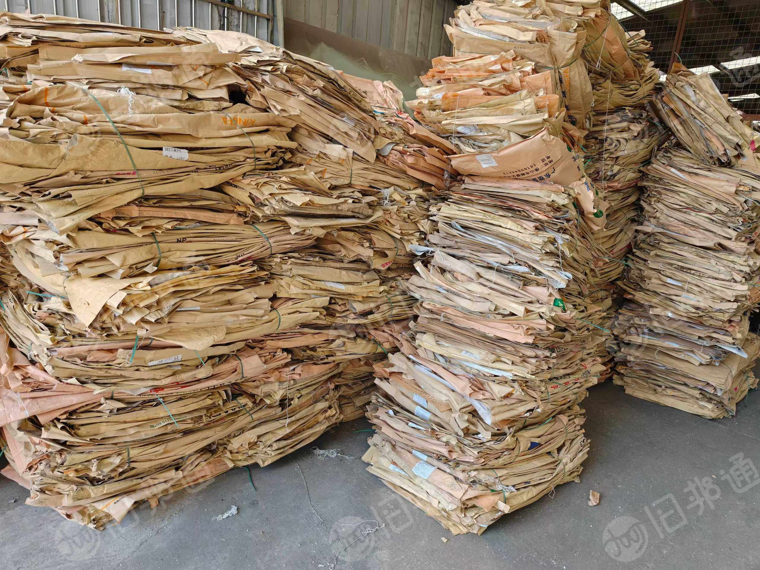 常年回收二手编织袋，小白袋，纸塑袋，牛皮纸袋等