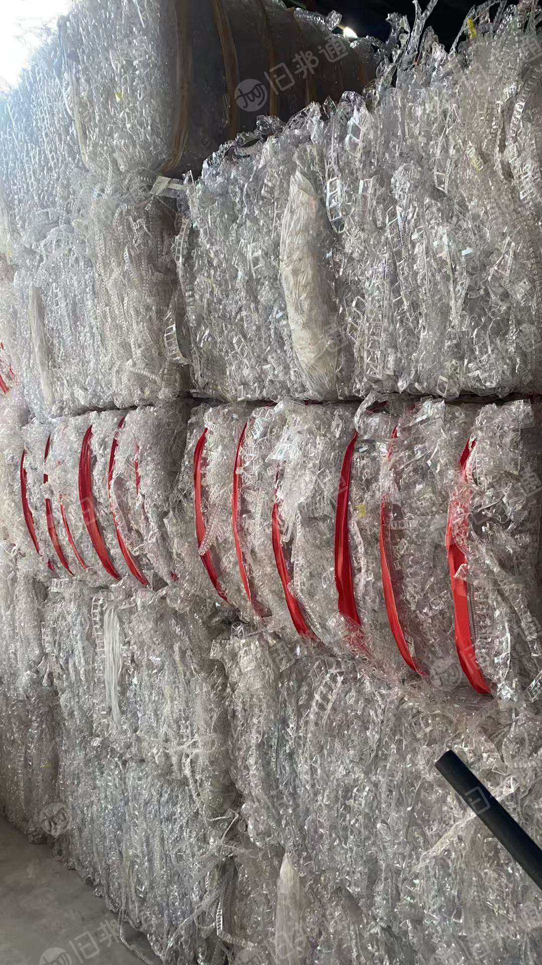 出售电子厂下来的白色透明PET废料，PET电子条废料