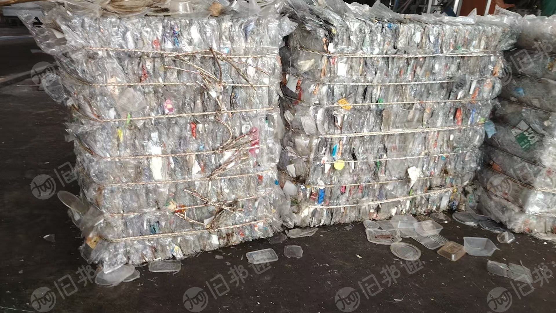 求购PET餐盒压块，长期大量收，自己破碎的