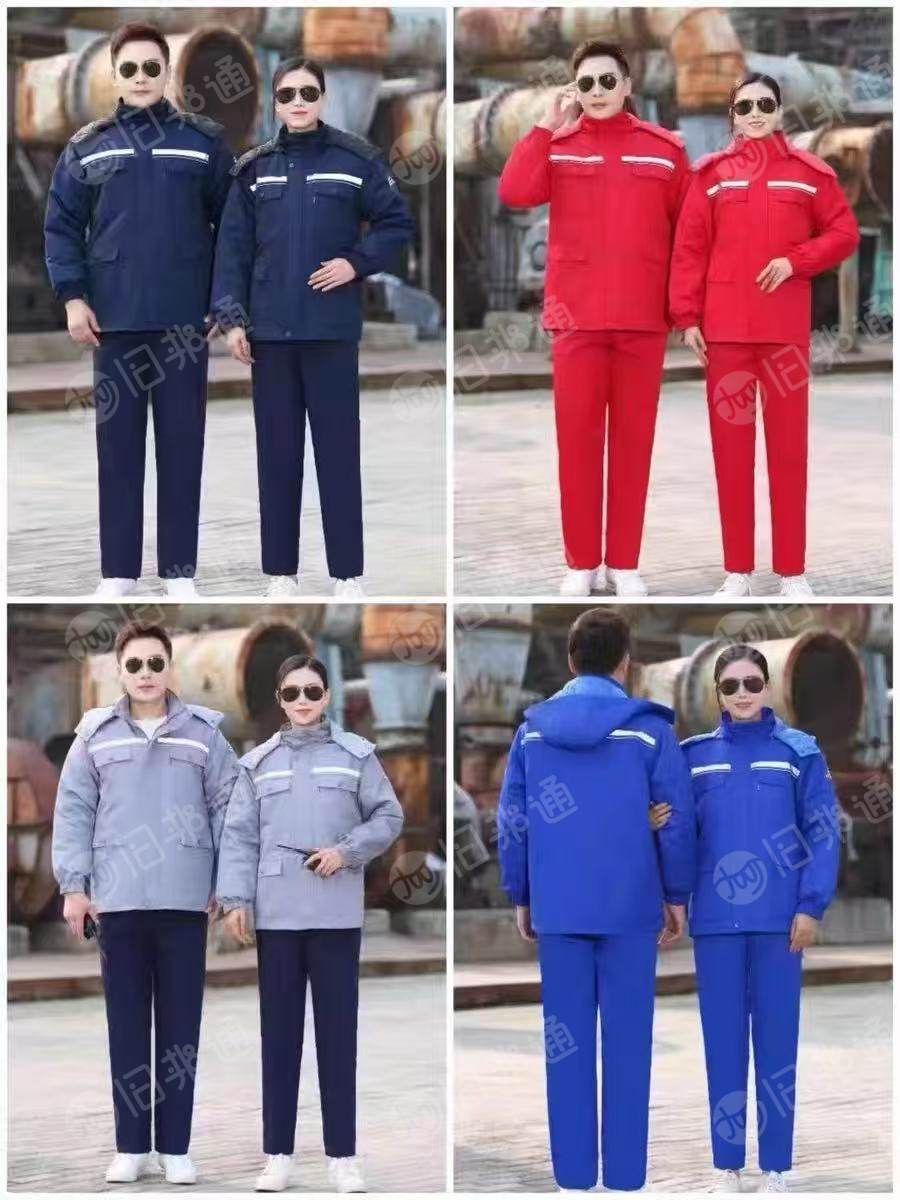 长期出售库存劳保服，工服，库存衣服，货在山东临沂