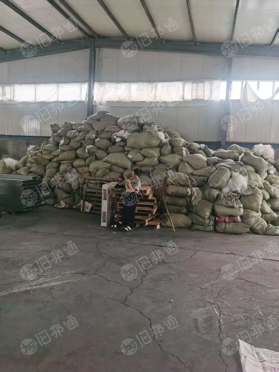 长期出售做编织袋下来的丙纶废丝,pp废丝,纯丙纶的,月供50吨