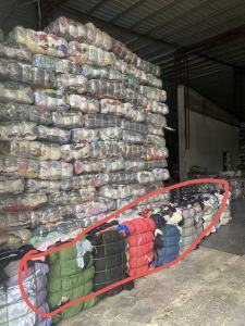 旧衣服出口厂长期出售旧衣服黑料，下脚料，燃烧料，月供30-50吨，货在广东惠州